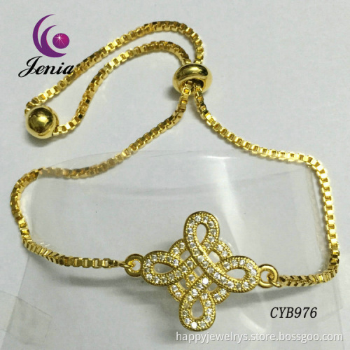 Jenia 2016 New Design Link Bracelet Gold Plated Bracelet For Women